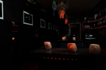 Bar im halbdunkel